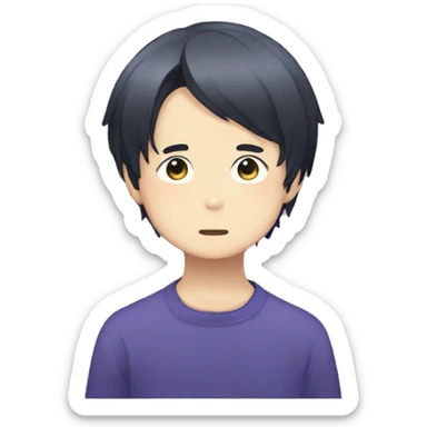 Omori from omori game  sticker