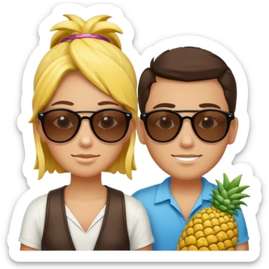 talcado and yoananas a talca city sticker