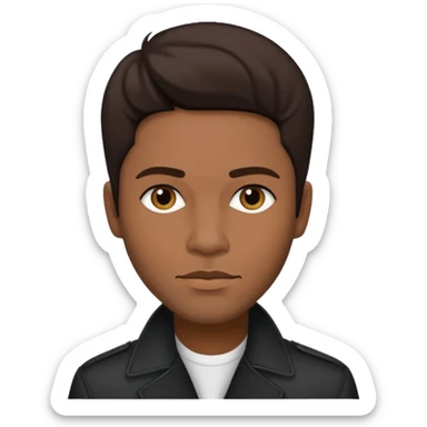 Maxwell, Neo-Soul Singer (b.1973) with dark brown hair, sticker