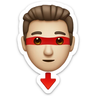 Red tesla sign emoji sticker