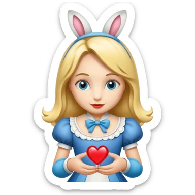 Alice in wonderland sticker