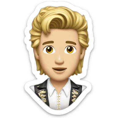 Austin Butler as Elvis Presley sticker