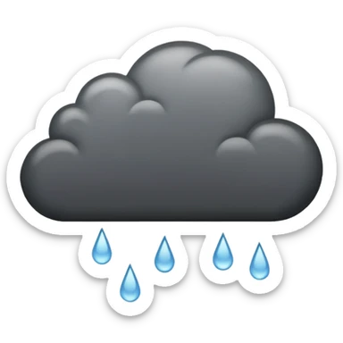 rainy Cloud sticker