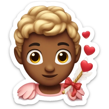 cupid in love sticker