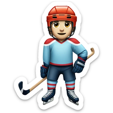ice hockey player sticker