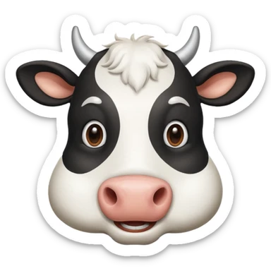 Quiero que me crees un emoji de la vaca Saturno saturnita sticker