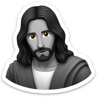 Jesus emo sticker