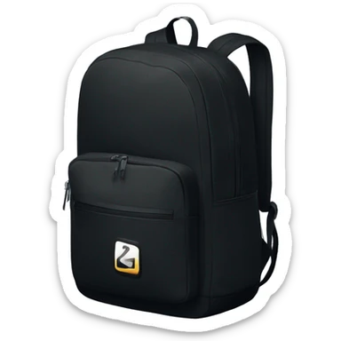 Black Nike book bag sticker