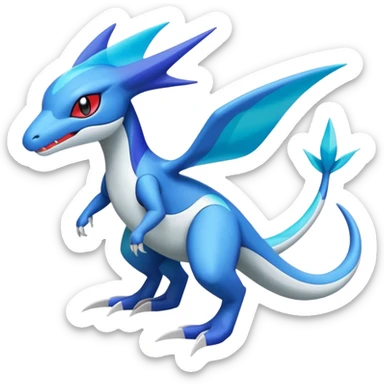 Meloetta-Salamence-Salandit-Latios-Fakémon-creature-hybrid sticker