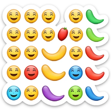 Curves emojis sticker