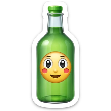 Une bouteille de get 27  sticker