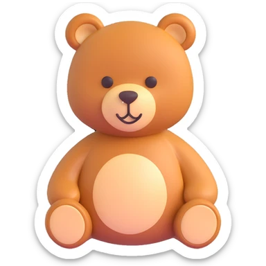 teddy bear sticker