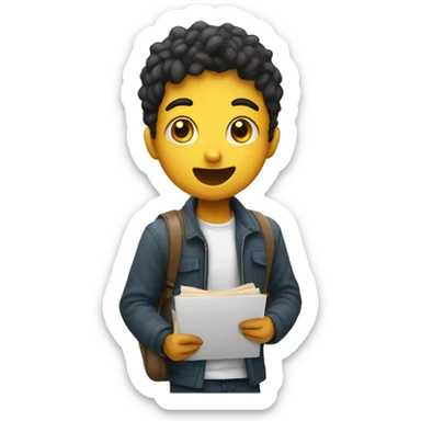 A Hungry Student  sticker