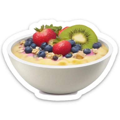 pretty smoothie bowl sticker