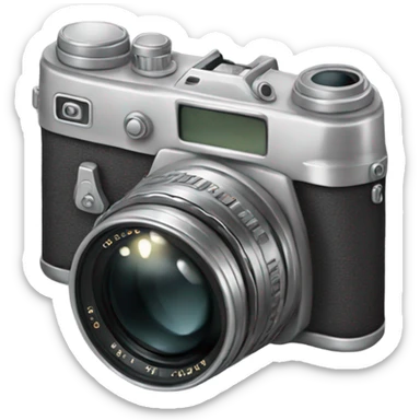 Camera canon vintage silver color aesthetic  sticker