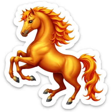 vietnamese fire horse sticker