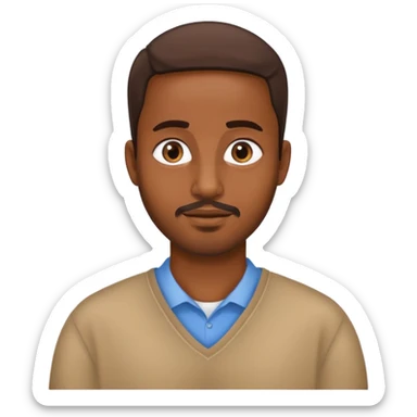 A Adult Somalian man sticker