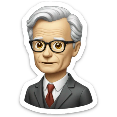 B.F Skinner sticker