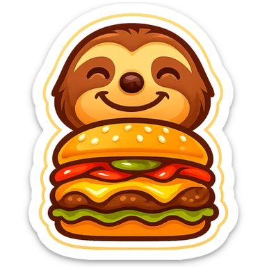 Turn this image into a simplified, expressive emoji-style illustration with a cute cartoon look, using the retro stickers style. Keep the background transparent. sticker