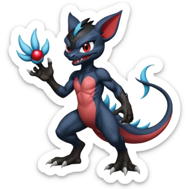 Venom-Stitch-Zekrom-Sneasel-fusion, full body sticker