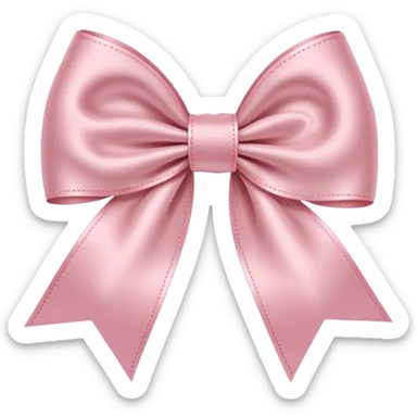 Light Pink Bow Ribbon sticker