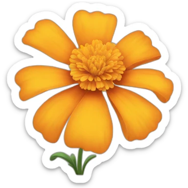 Marigold sticker