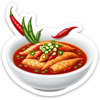 Vietnamese chili with fish sauce sticker