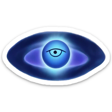 Galaxy indigo floating body with chakras flowing and aligned sticker