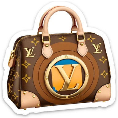 Louis Vuitton purse sticker
