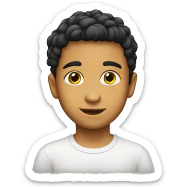 latin kid 4 years sticker