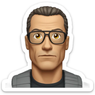 Jean Claude van damme serious sticker