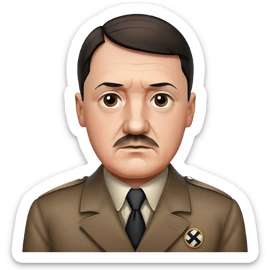 adolf hitler swastika sticker