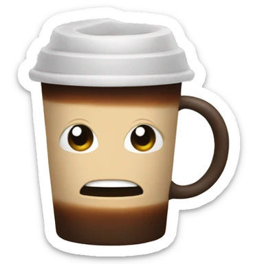 Coffee sticker