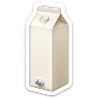 carton de leche de vaca sticker