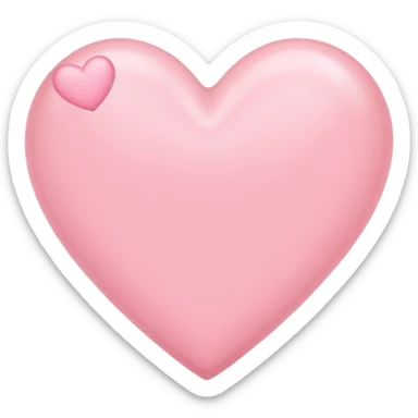 Light pink hearts sticker