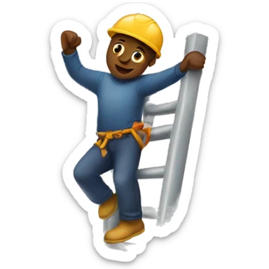 climbing ladder sticker