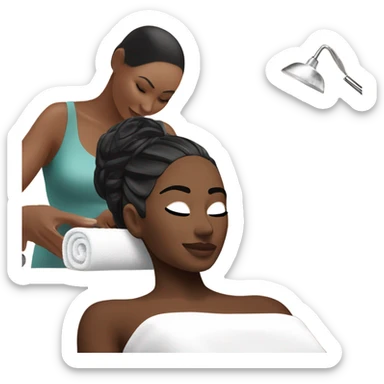 spa at a cosmetologist sticker