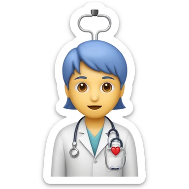 Crie um emoji minimalista representando pequenos procedimentos médicos, com um bisturi pequeno ou instrumento delicado, estilo ícone limpo, sem sangue, aparência profissional sticker