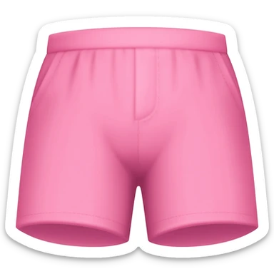 pink shorts sticker