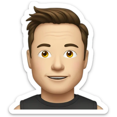 elon musk doing drugs, for educational purposes only, inclusiveness and positive, LGTBQ+ sticker