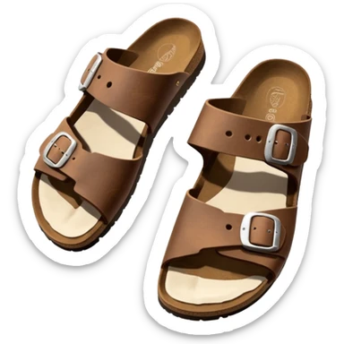 Birkenstock brown sticker