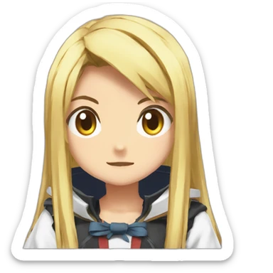 bridget guilty gear cute face sticker