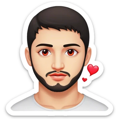 Islam makhachev heart eyes sticker