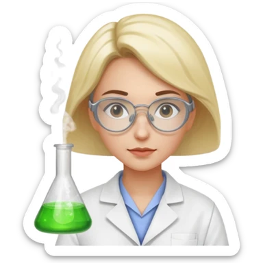 woman alchemist sticker