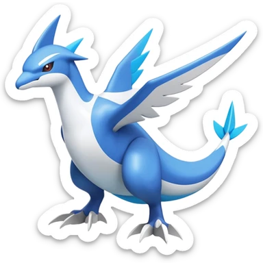 Latios-Kyurem-Gabite-Latias-Fakémon-hybrid (full body) sticker