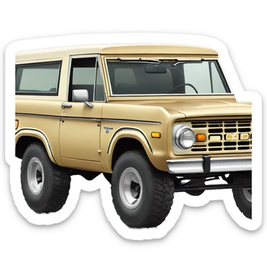 Ford Bronco 1973 sticker