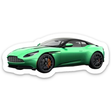 Aston Martin DB11 - Aston Martin (Model Year: 2022) (Iconic colour: Green) sticker