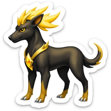 Houndoom-Manectric-fusion (full body) sticker