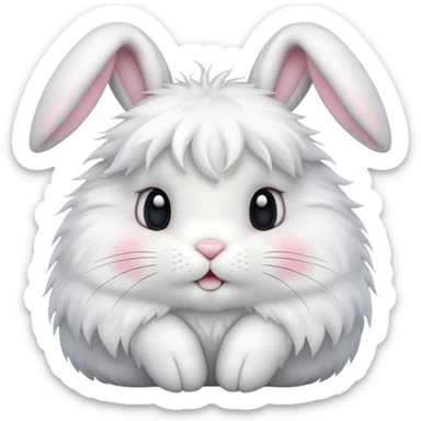 Moo bunny sticker
