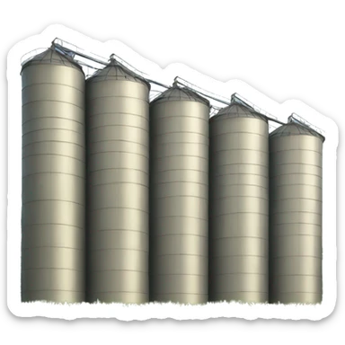 corn silo sticker